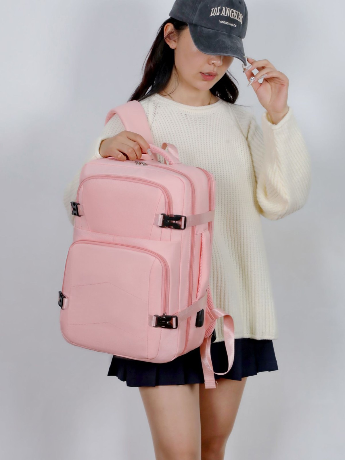 Nueva mochila de computadora de viaje, mochila de negocios, mochila de gran capacidad, logotipo impreso, mochila multifuncional