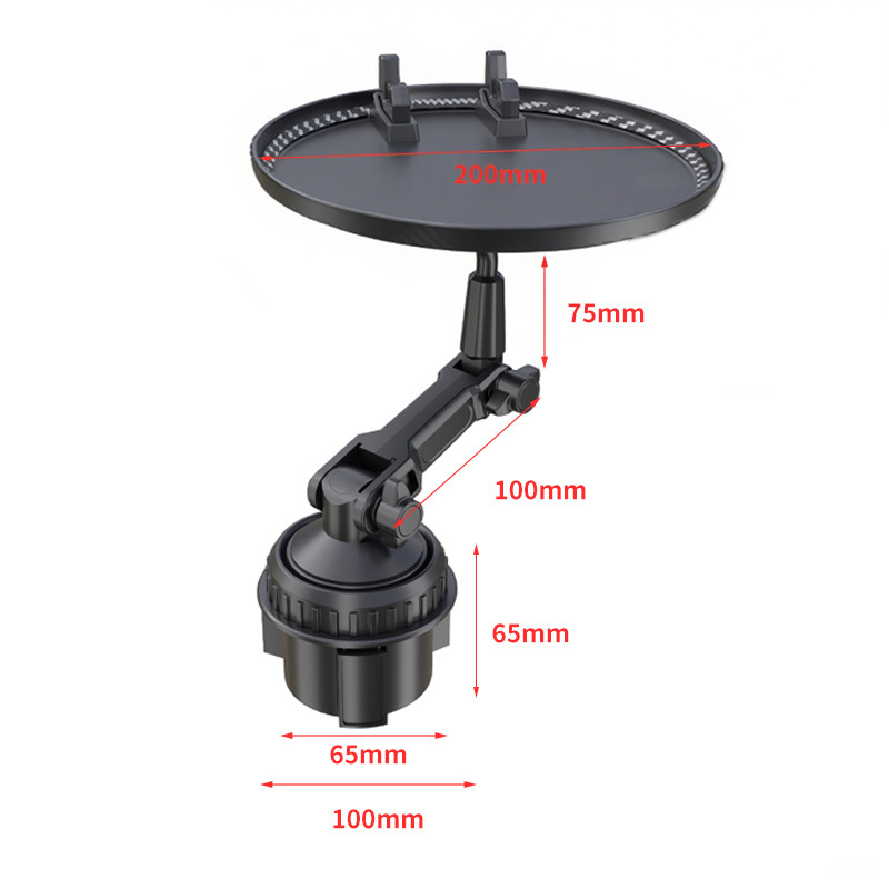 Directly from the Manufacturer: Multifunctional Car Cup Holder, Car Tray, Beverage Storage Rack, Small Car Tray, Phone Holder