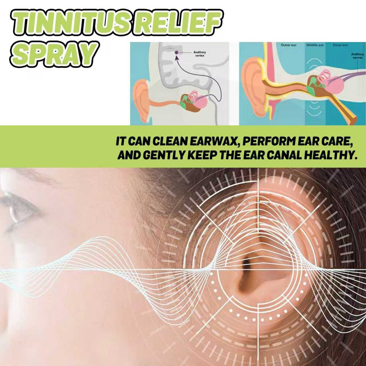 Tinnitus Relieve Spray Cleaning earwax Relieving tinnitus on the…