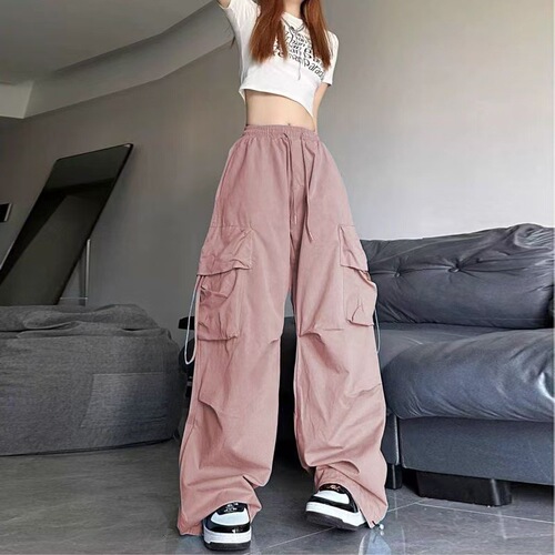 Men's and Women's Unisex Spring and Autumn New Stylish Trousers with Multiple Pockets, Casual Work Pants, Trendy Brand Couple Casual Trousers