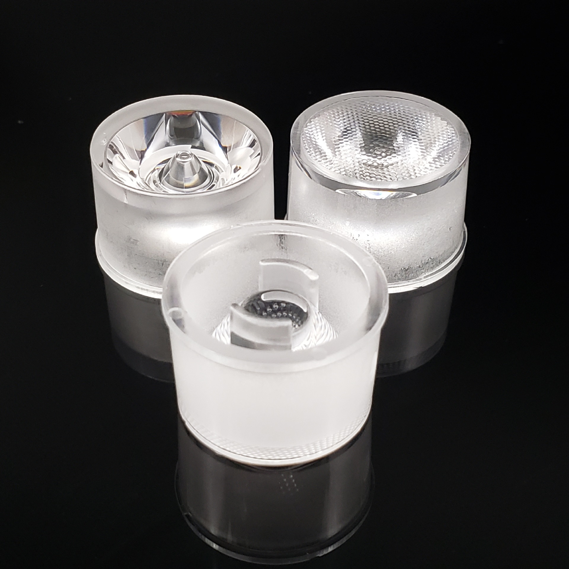 21.7mm仿流明仿水透镜 大功率灯珠防水透镜 90度珠面防水透镜