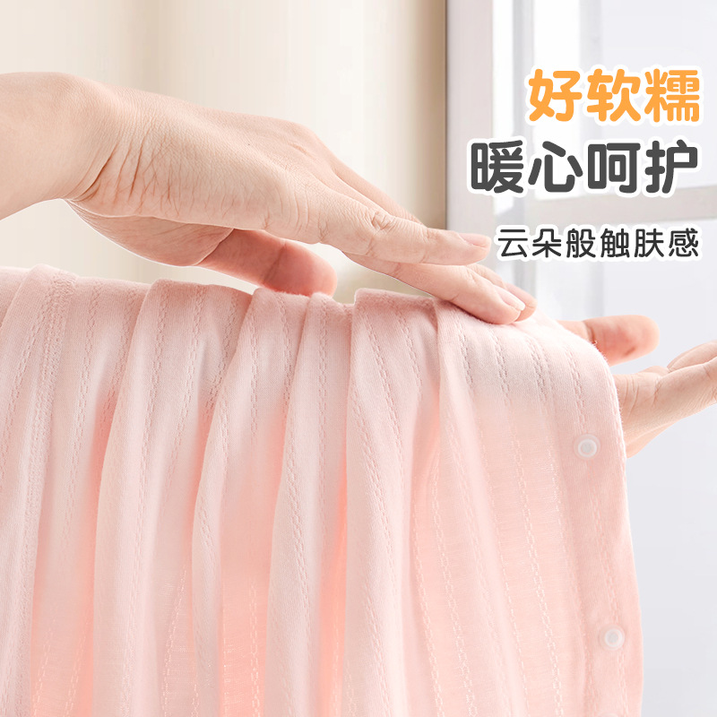 Primavera, otoño, verano, ropa de otoño delgada de algodón recién nacido para niños y niñas, ropa de bebé image 2
