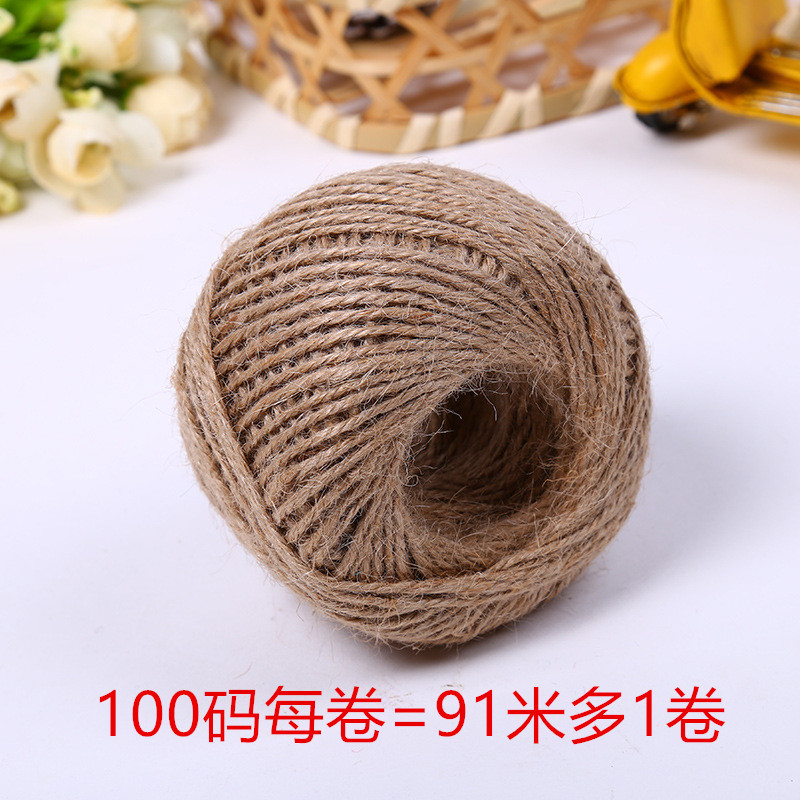 Cuerda de cáñamo 1 rollo 91 metros