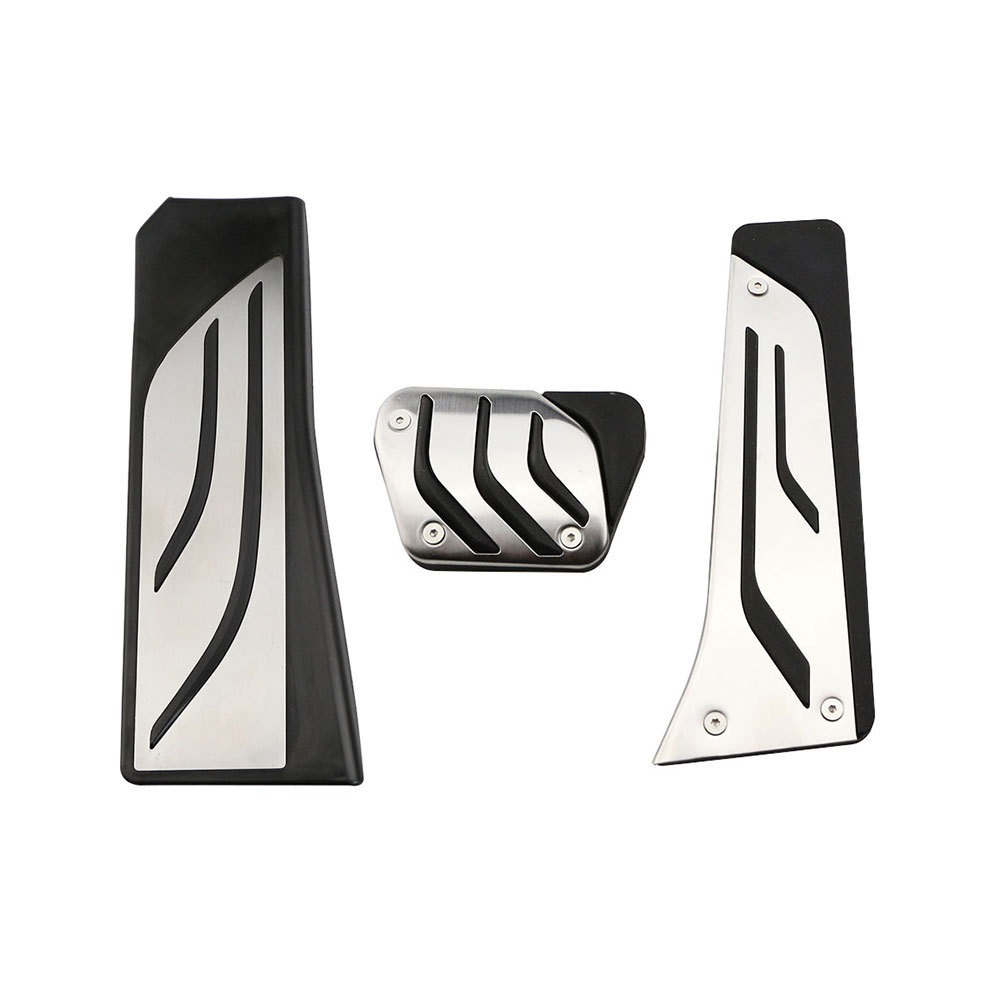 Suitable for BMW 11-17 five-series stainless steel anti-skid accelerator brake rest area foot pedal modification accessories