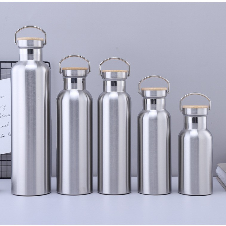 Cruz-frontera dedicado estilo americano boca grande de acero inoxidable taza de vacío de doble capa deportes al aire libre taza de agua de gran capacidad montañismo olla al por mayor