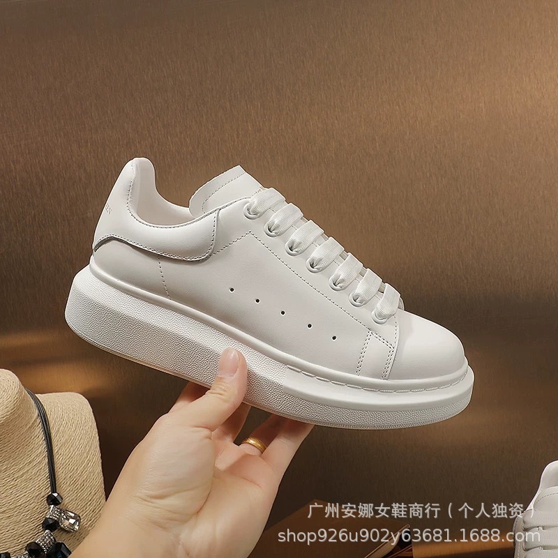 2025春季麦昆小白鞋女新款百搭松糕厚底增高运动真皮休闲鞋板鞋女|undefined