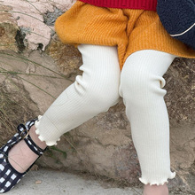 尖子蛋韩系童装2025冬季新款女童打底裤加厚加绒弹力百搭长裤