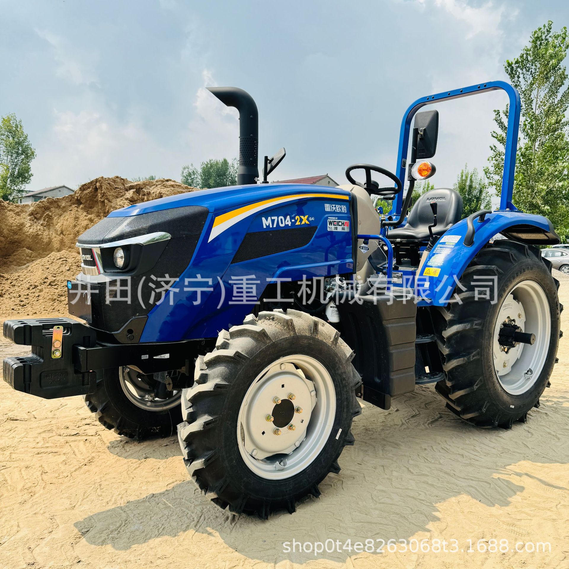 Leivo 704 - 2X invernadero rey huerto especial de 70 caballos de fuerza nuevo tipo de cuatro tracciones para fortalecer el proyecto pequeño tractor de cuatro ruedas