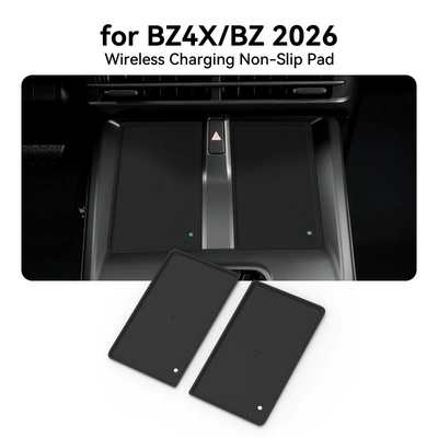 Suitable for 26 Models of Toyota Bz Wireless Charging Silicone Anti-Slip Mat Bz4X Center Console Protection Car Interior Special Accessories Modification (Anti-slip mat) - 26-models-of-bzbz4xc-hr-wireless-charging-silicone-pads-universal-for-left-and-right-rudders