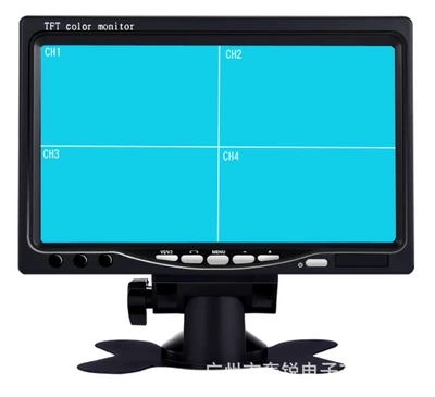 12V car monitoring, Car display - 7inch-quarter-av-head-interface