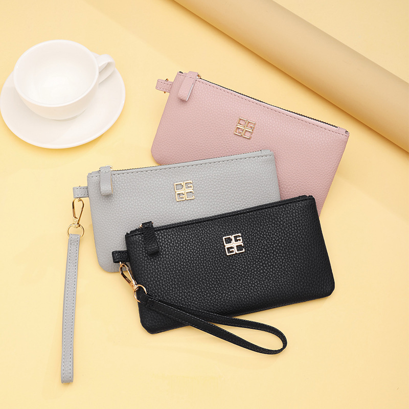 Solid Color Pattern Pu Solid Color Square Clutches