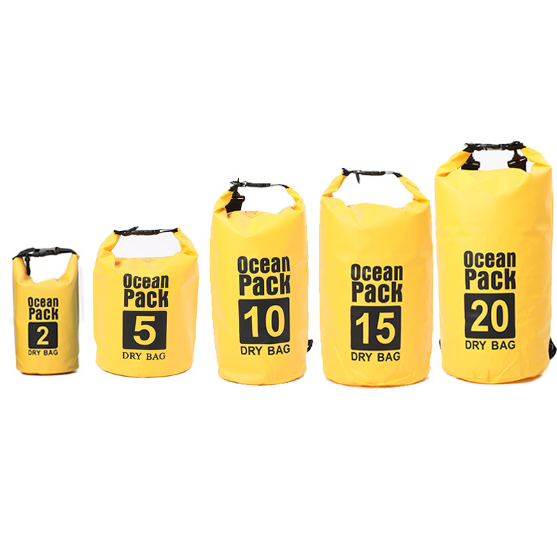 Fábrica personalizada camping al aire libre mochila impermeable teléfono móvil bolsa impermeable mochila de snorkel bolsa de cubo de buceo en la playa a la deriva