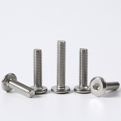304 stainless steel flat head countersunk hex screw, hexagonal slotted furniture screw M3 M4 M5 M6 M8 M10