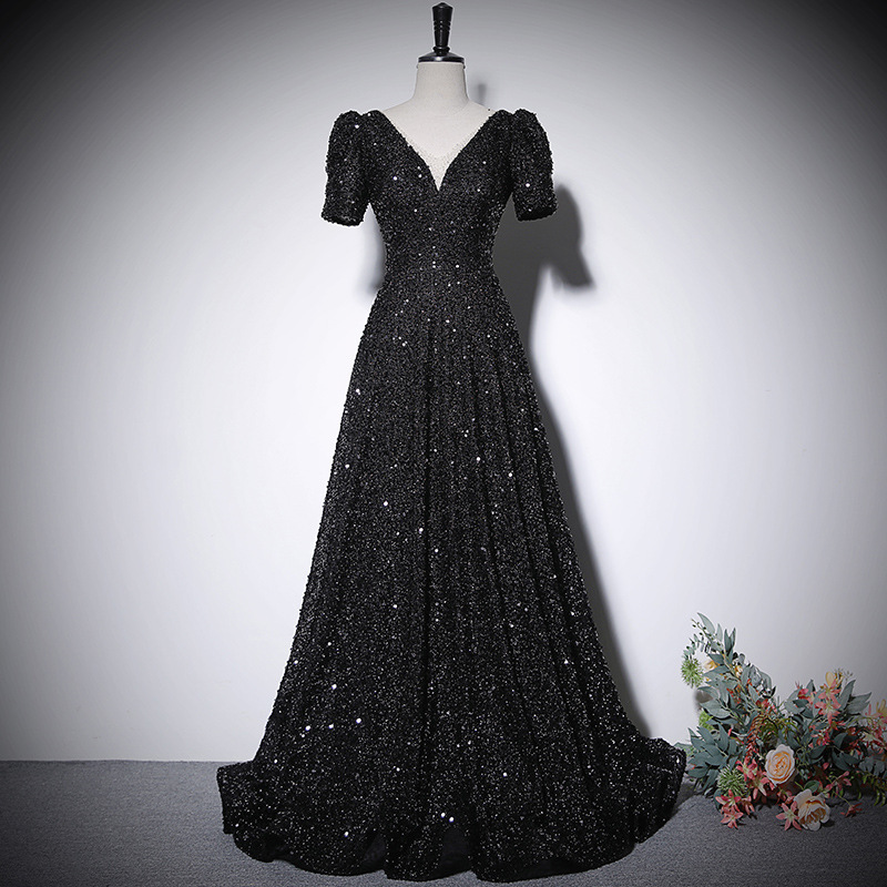 Black evening dress