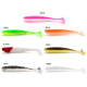 Shallow diving Paddle Tail Lures 10 Colors Soft Plastic Baits Bass Trout Saltwater Sea Fishing Lure