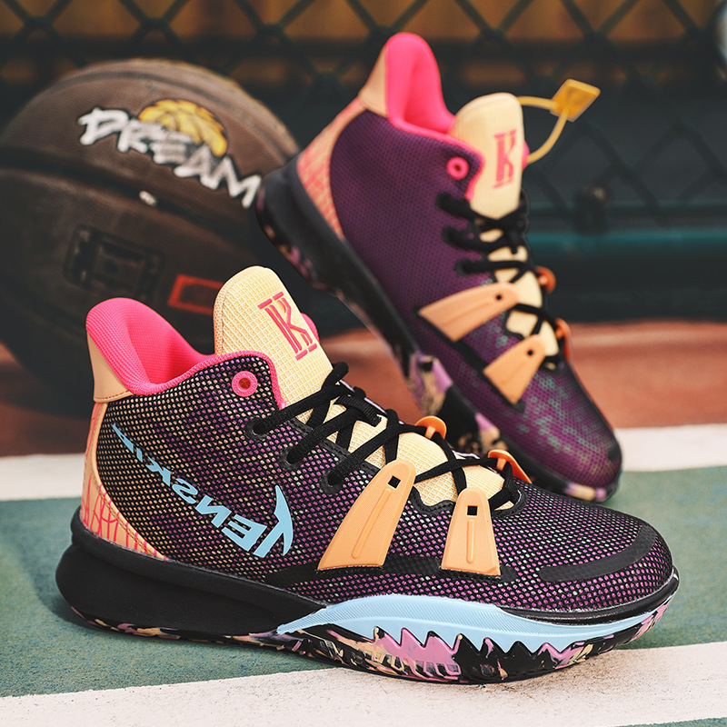 Friction Has Sound Mathematical Formula Irving 7 Basketball Shoes Men's Practical White Cement Floor Small Size Children's Shoes Irving 7