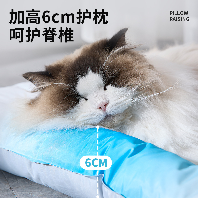 Estera de hielo para perros en stock, perrera de enfriamiento de verano, artefacto de alivio de verano, suministros para dormir, cojín, cama de hielo para gatos, mascotas