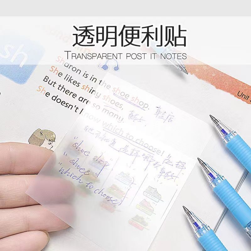学生が大学院入試の要点をマークしたり、見栄えの良い防水ステッカーを貼ったり、メモを取ったりできる透明な便利なステッカーです。|undefined