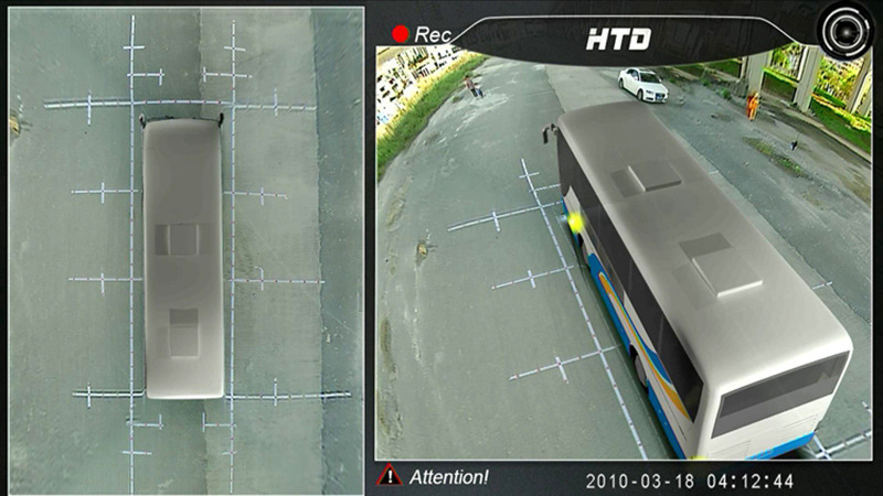 360-degree panoramic recorder, AI-powered smart surround-view dashcam, integrated imaging system for trucks and excavators