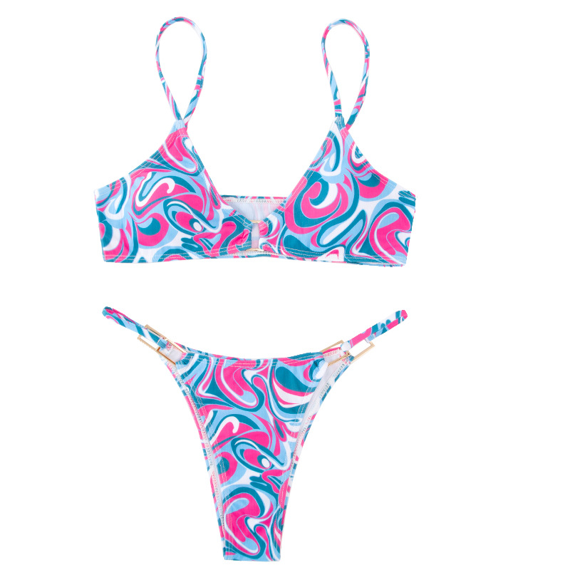 Mujeres Floral Ditsy Juego De 2 Piezas Bikinis Traje De Baño display picture 14