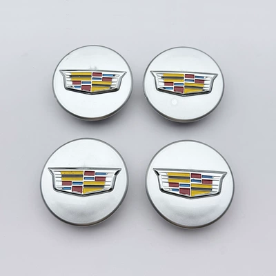 Car logo: Car Logo Tire Center Cap - four-convex-silver-background-black-color-labels-67mm