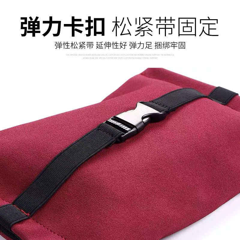Caja del tejido del coche colgando multi-función apoyabrazos Silla de nuevo bolsa de tejido gamuza coche parasol caja de pañuelos