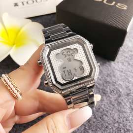 手表女复古学院风抖音跨境爆款2025手表夜光方形手表电子情侣手表