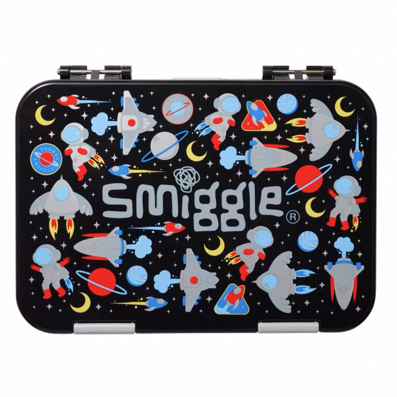 Fiambrera australiana smiggle fiambrera para estudiantes y niños fiambrera de material tritan caja de frutas de picnic al aire libre