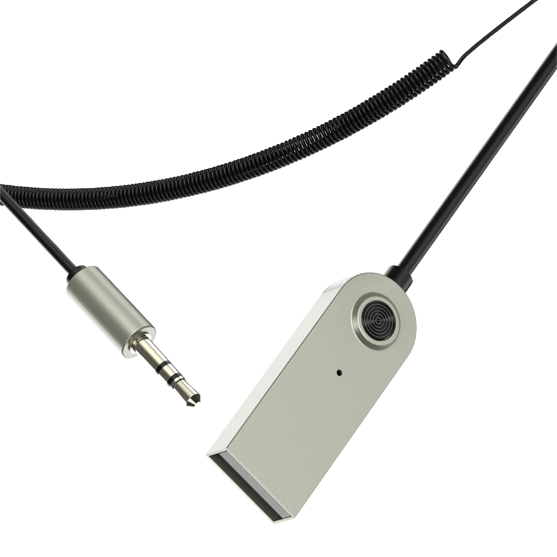 USB Car Audio Bluetooth Receiver Bt860 Built-In Microphone Bluetooth Hands-Free Call Navigation Broadcast Music