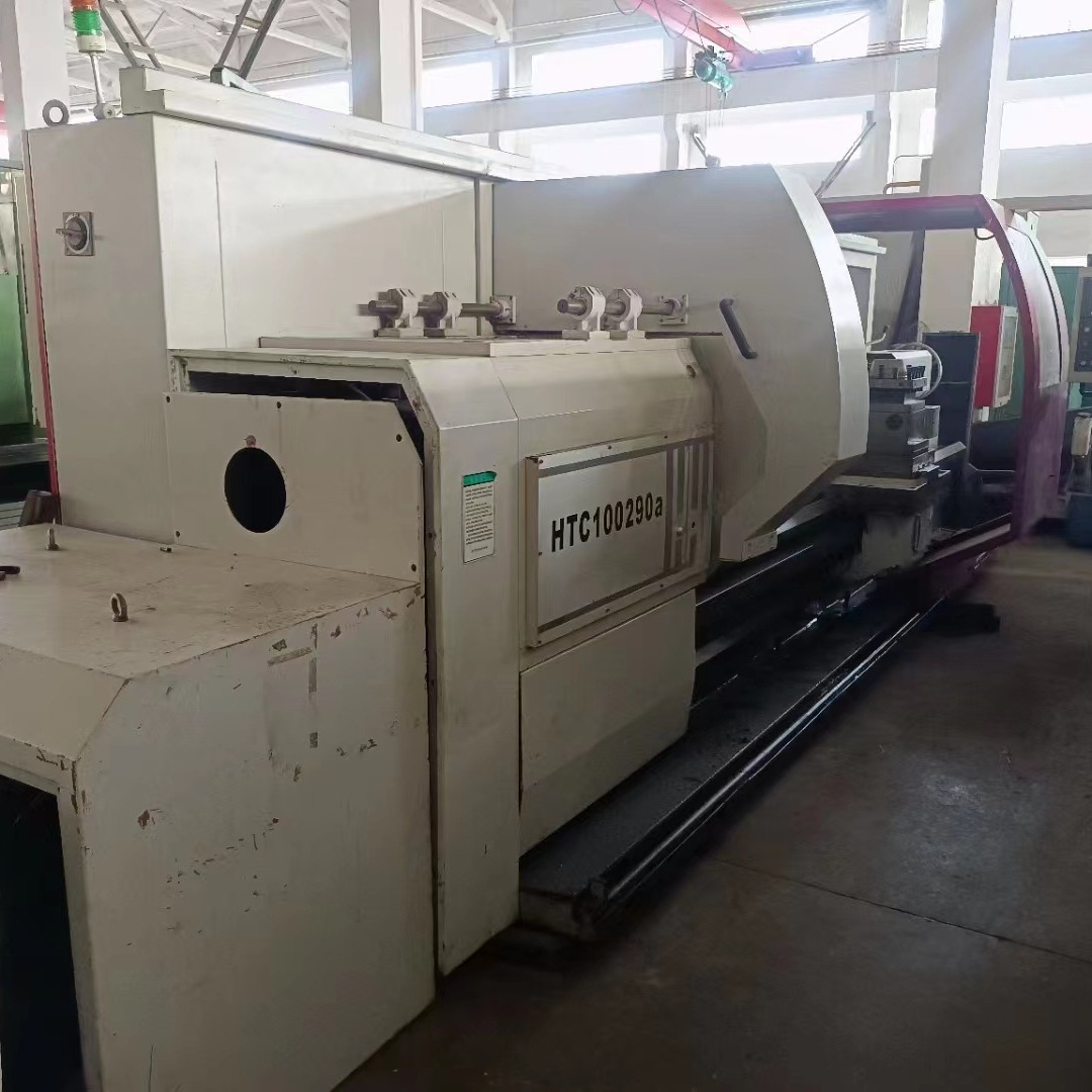 出售沈阳HTC100290a数控卧式车床工件重量8000发那科系统