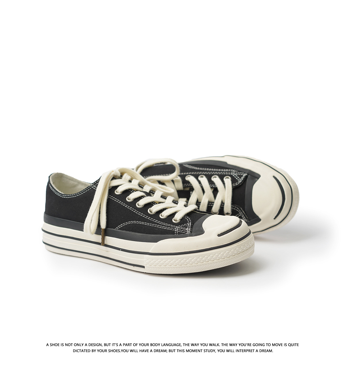2024 nouvelles chaussures basses tendance en toile respirante à semelles épaisses pour hommes et femmes blanches, japonaises et_voghion.com