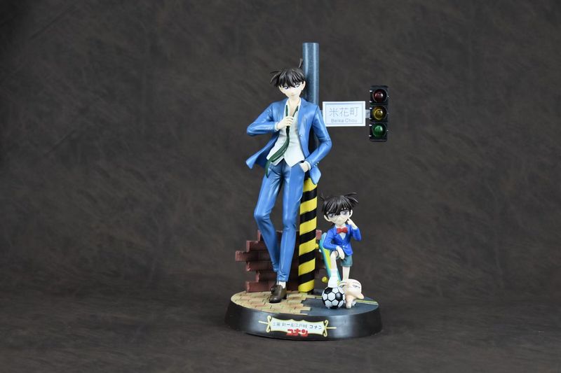 コナンGK火炎鳳凰灰原哀小蘭フィギュア置物 コナン工藤新一基德アニメフィギュアモデル|undefined