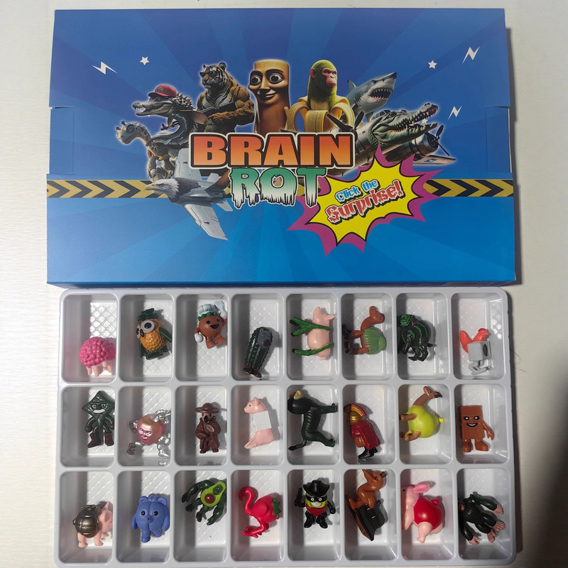 跨境新品 第二代24款山海经木棍人通通通摆件玩具袋装280g|undefined