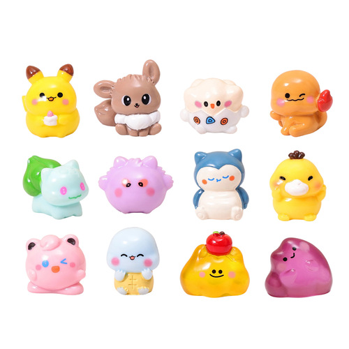 Micro-landscape decoration Creative cute pellet doll car home desktop resin diy craft decoration small decoration accessories