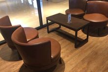 星巴可单人休闲圈椅甜品店奶茶店休闲单人北欧现代简约个性沙发