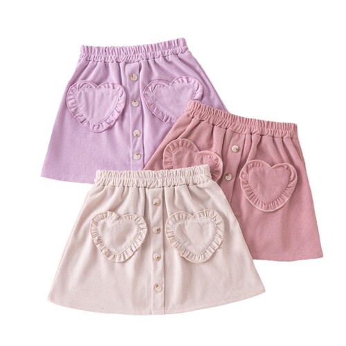 Little Girls' Half Skirt, Princess Skirt, Children's French Pure Color Embroidered Skirt Shorts