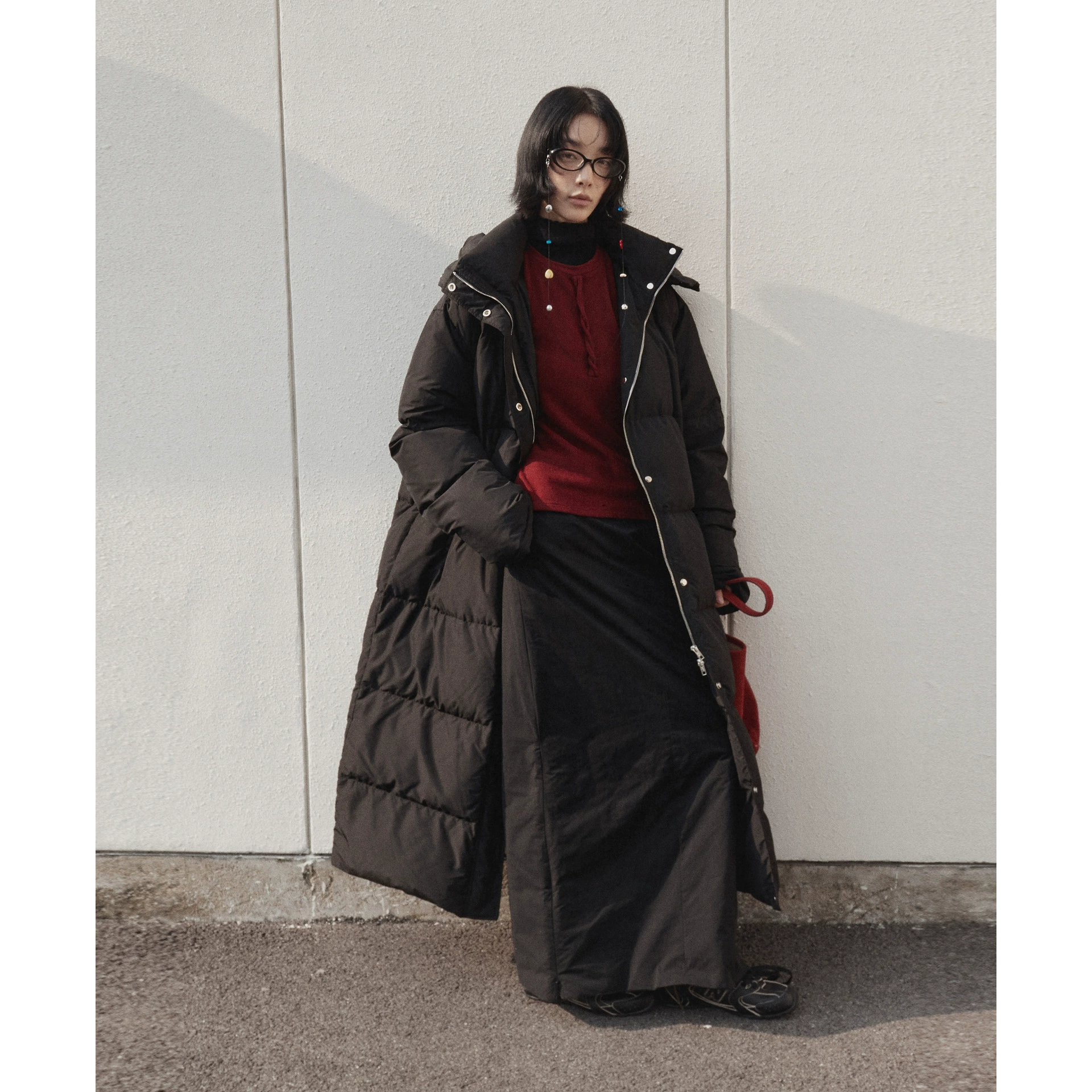 [Специальное предложение на 30% off линии, без возврата] Новый национальный стандарт 90 белого утиного пуха в корейском стиле для женщин зимой