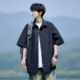 夏季多口袋短袖跨境衬衣