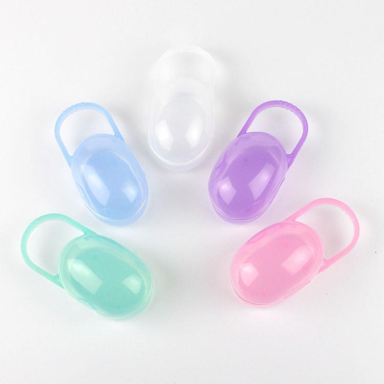 优质 奶嘴储存盒/奶嘴盒 收纳盒 安抚奶嘴盒PP带拎手 保护防尘盒