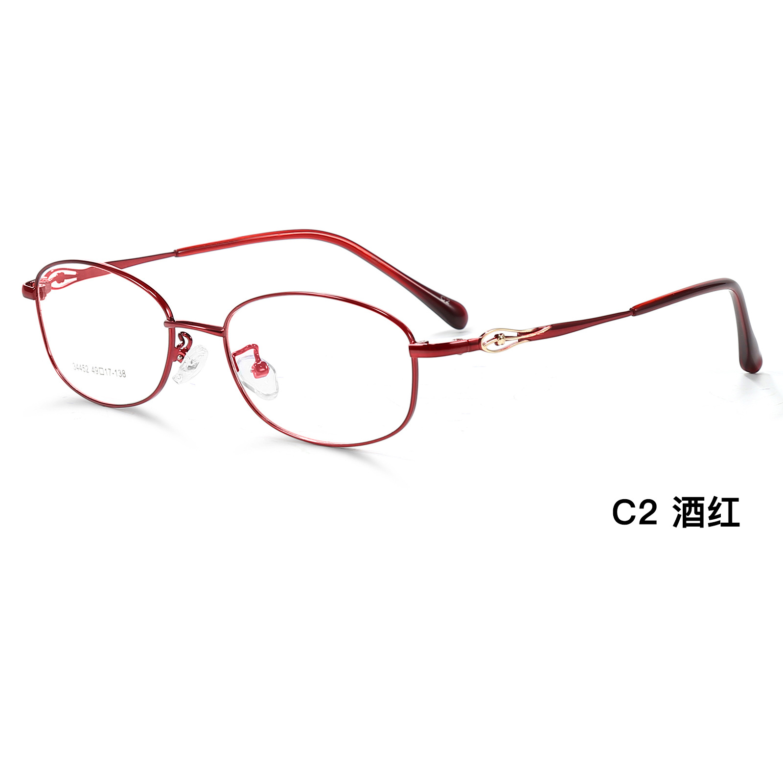 Ligero y cómodo marco completo elegante de las mujeres gafas de marco completo marco de la miopía presbicia puede ser equipado con grados Danyang al por mayor