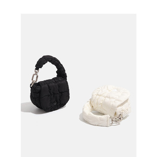 CDIWRI & KARI Cross-border genuine goods South Korea Pleated Cloud Bag Women's 2024 New All-match Mini Handbag