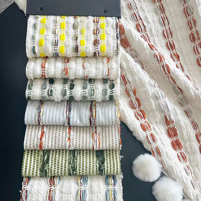 Dopamine Cloud Bubble Rainbow Bean Curtains, Niche Specialty Fabrics, Soft Furnishings, Matching Curtains, Throw Pillows, Sofa Covers