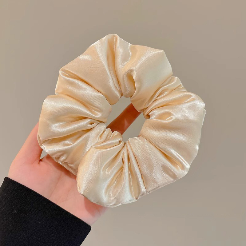 Dulce de alto nivel, anillo de cabello de intestino grueso, cordón de cabello de cola de caballo baja coreana, cordón de cabello grande, delicado, adornamiento de cabello de princesa de alto valor