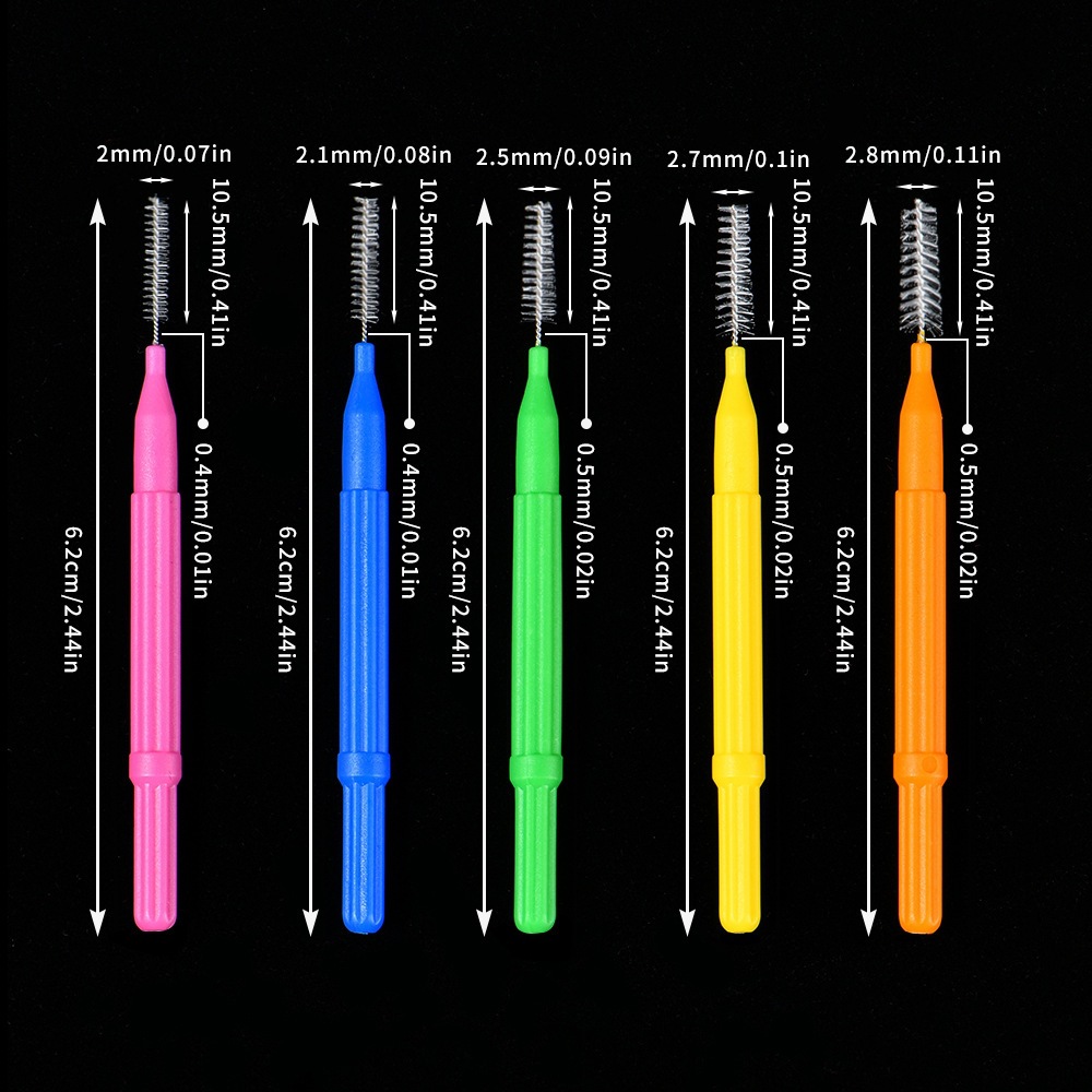 0.4 interdental brushing