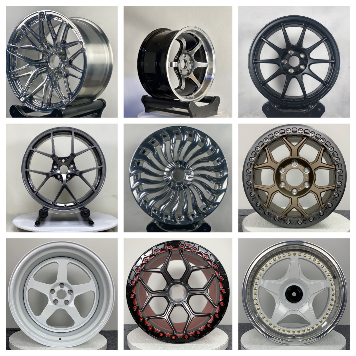 19 / 20 / 21 pulgadas forjadas ruedas de automóviles modificadas ruedas de aluminio forjado certificado por DOT image 3