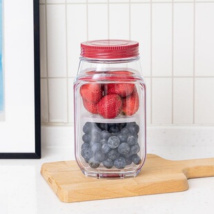�羳�¿�Salad Pod Jar �ָ�ʽ�๦��ɳ���޷�©���r�б�yˮ����