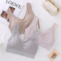 Cross-border new beauty backless bralette for women, seamless wide straps, comfortable base layer underwear, sports, no underwire, shaping corset for women