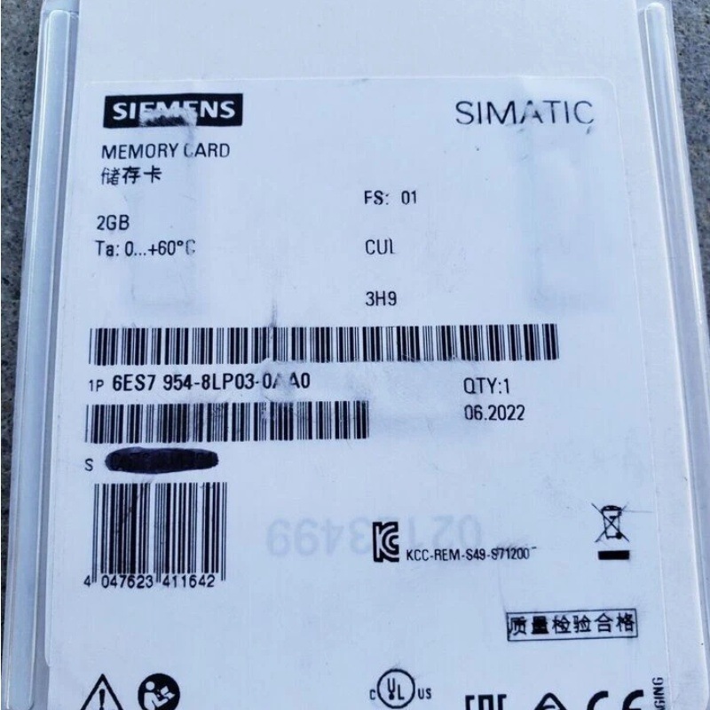 6ES7 954-8LCO3-0AA0 4M 全新原装现货 厂家直销