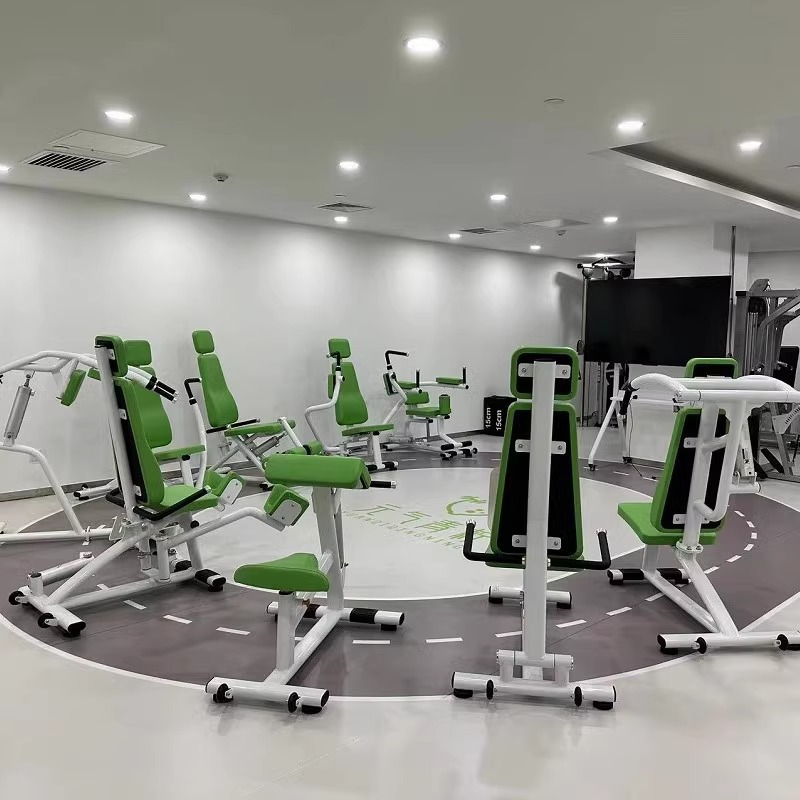 Equipo de gimnasio comercial conjunto completo de entrenador hidráulico de acondicionamiento físico femenino Hummer empuje pecho y piernas espalda pecho y cadera dispositivo
