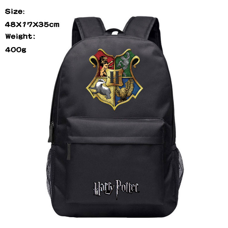 Harry Potter Movie Nylon Backpack Cartoon Animation Student Schoolbag Polyester Computer Bag Travel Bag